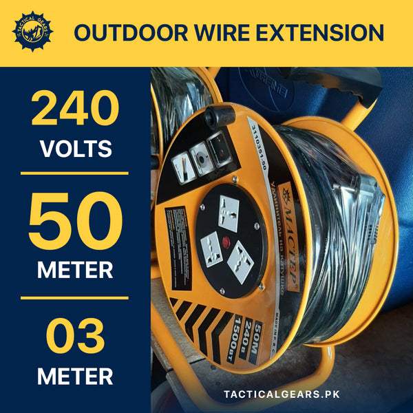 Outdoor Wire Extension (50-Meter)