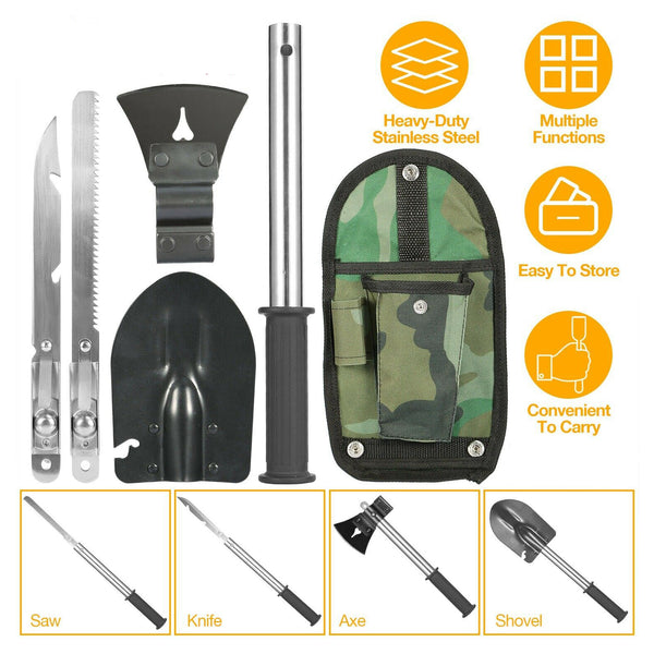 Multifaceted Outdoor Camping Shovel