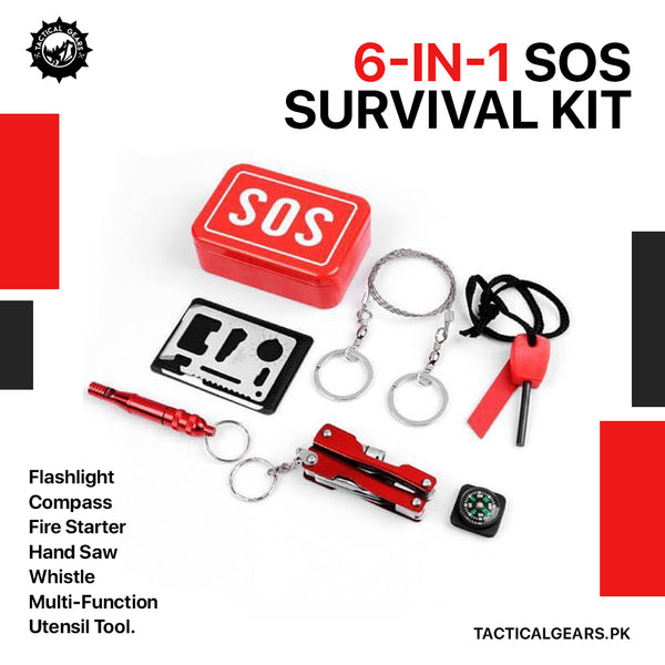 6-in-1 SOS Survival Kit