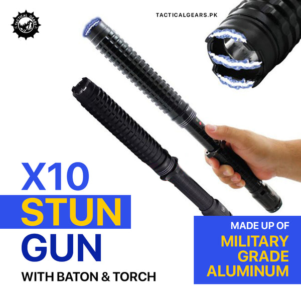 X10 Stun-Gun & Baton & Torch